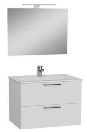 Mia 80cm Banyo & Lavabo Dolabı Seti Ledli